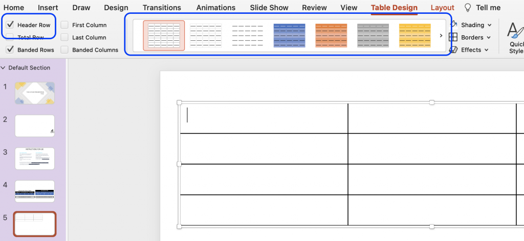 powerpoint presentations for visually impaired